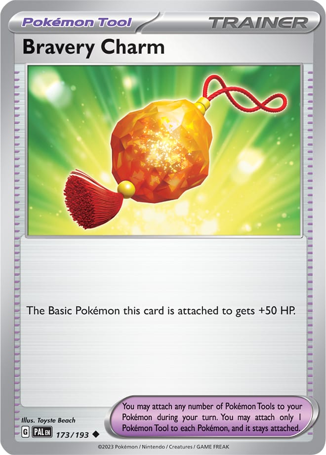 173/193 Bravery Charm (Reverse holo)