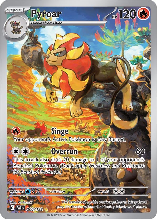 200/193 Pyroar (Illustration Rare)