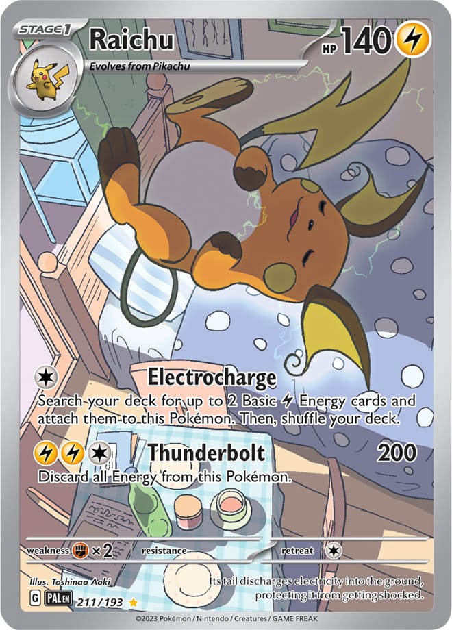 211/193 Raichu (Illustration Rare)