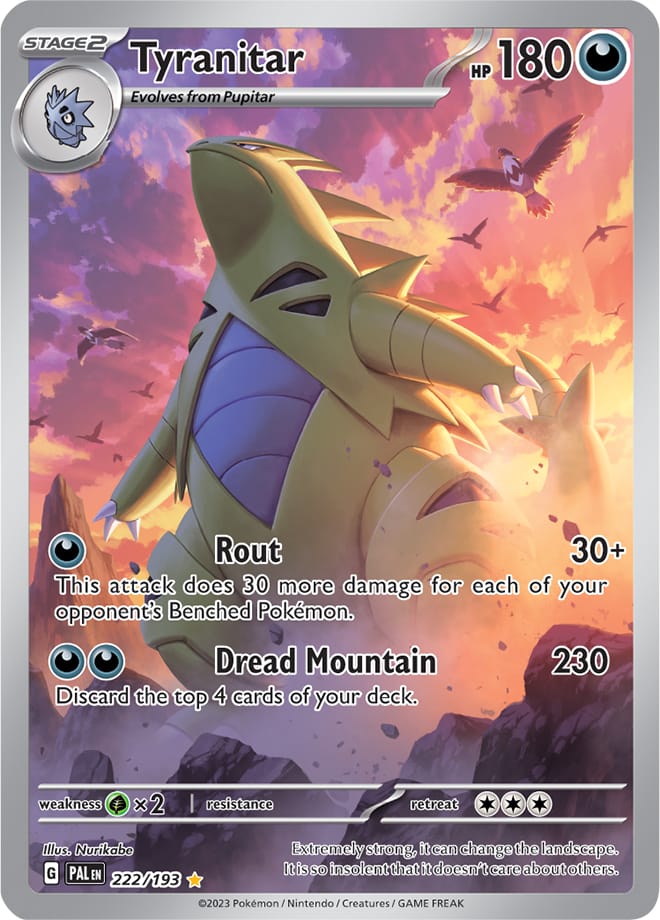 222/193 Tyranitar (Illustration Rare)