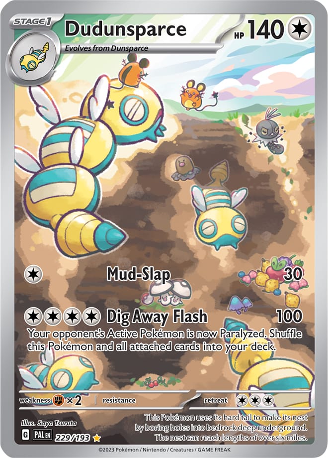 229/193 Dudunsparce (Illustration Rare)