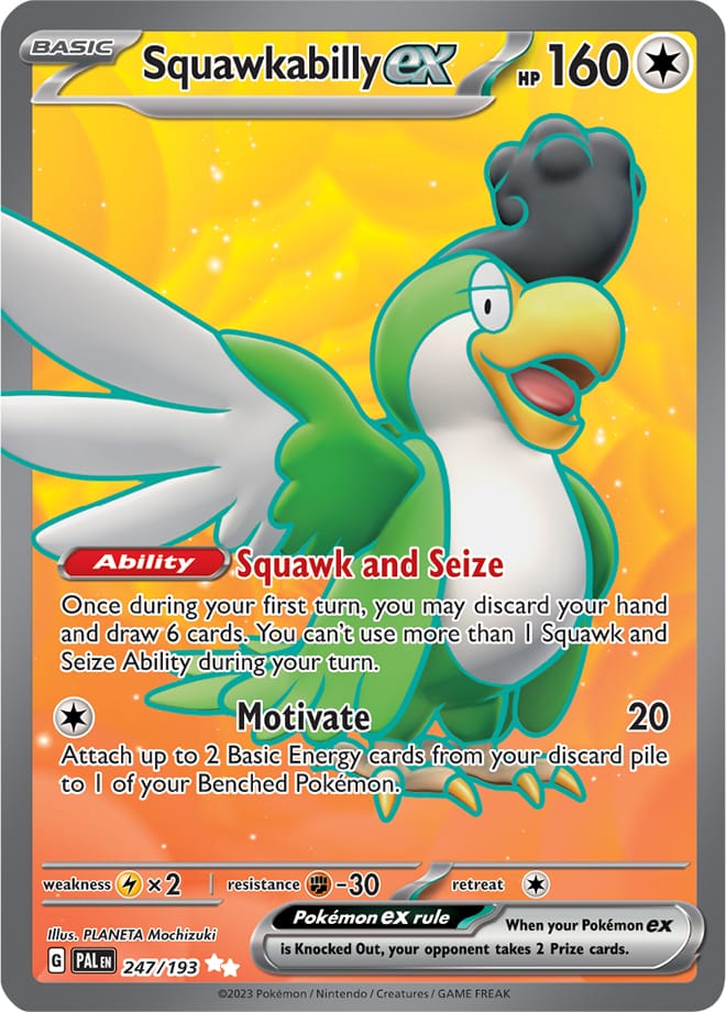 247/193 Squawkabilly ex (Ultra Rare)