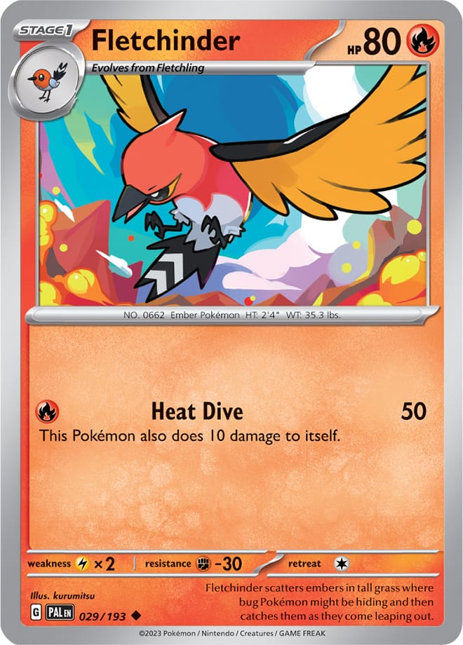 029/193 Fletchinder (Reverse holo)