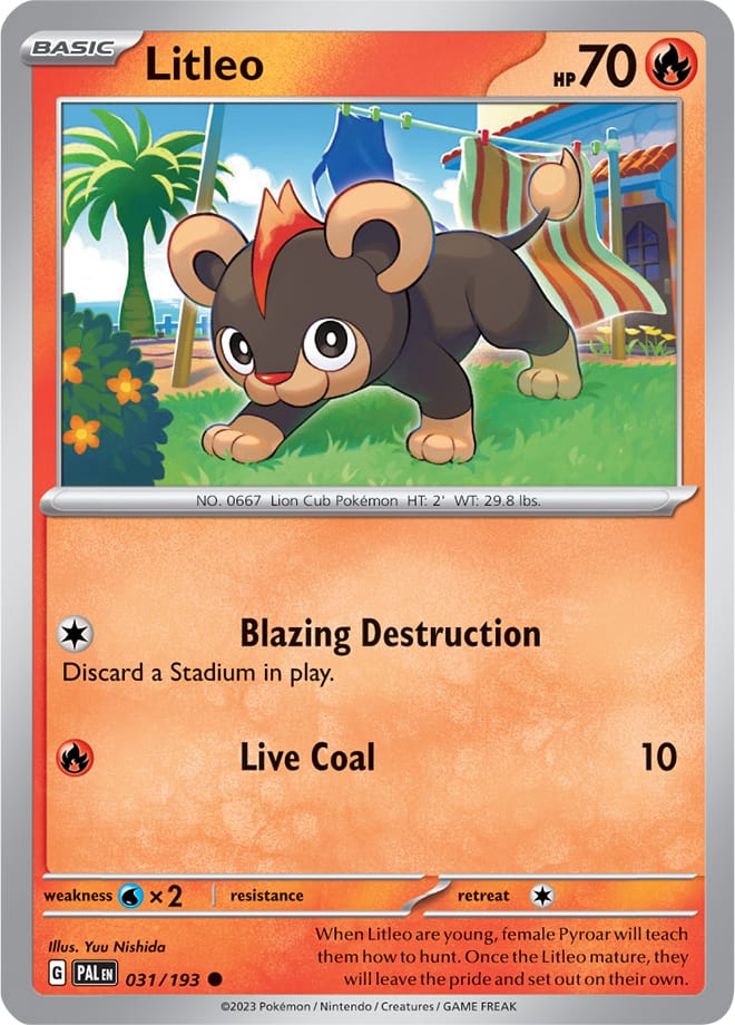 031/193 Litleo (Reverse holo)