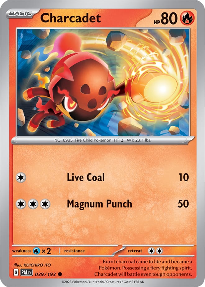 039/193 Charcadet (Reverse holo)