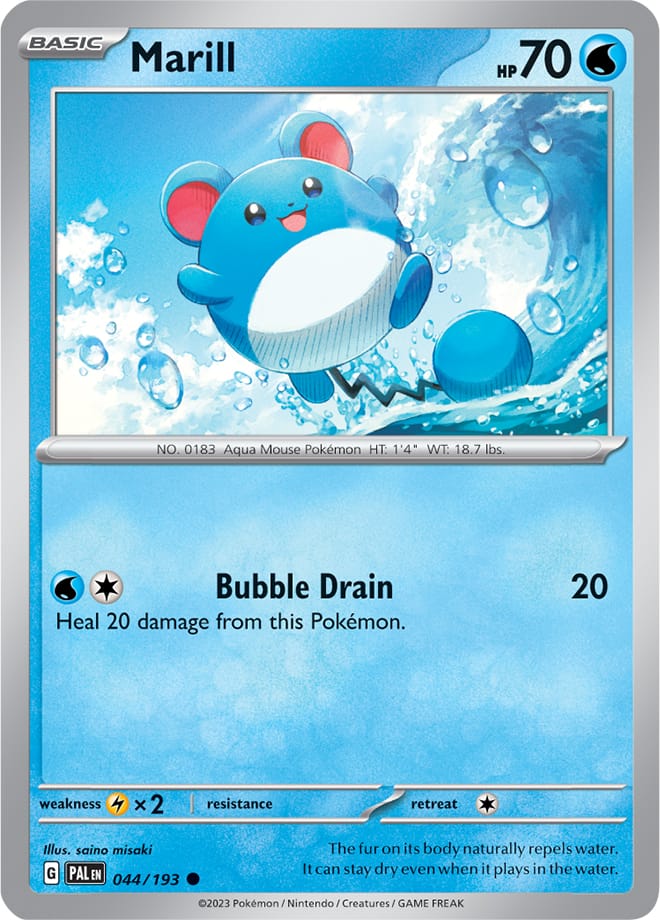 044/193 Marill (Reverse holo)