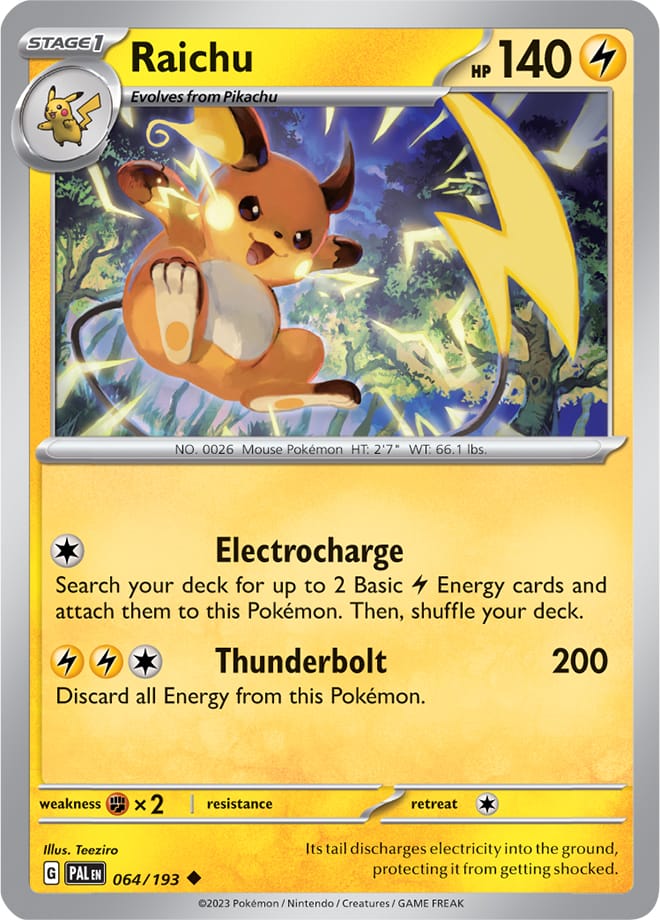 064/193 Raichu (Reverse holo)