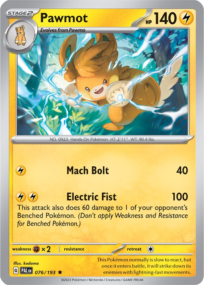 076/193 Pawmot (Reverse holo)